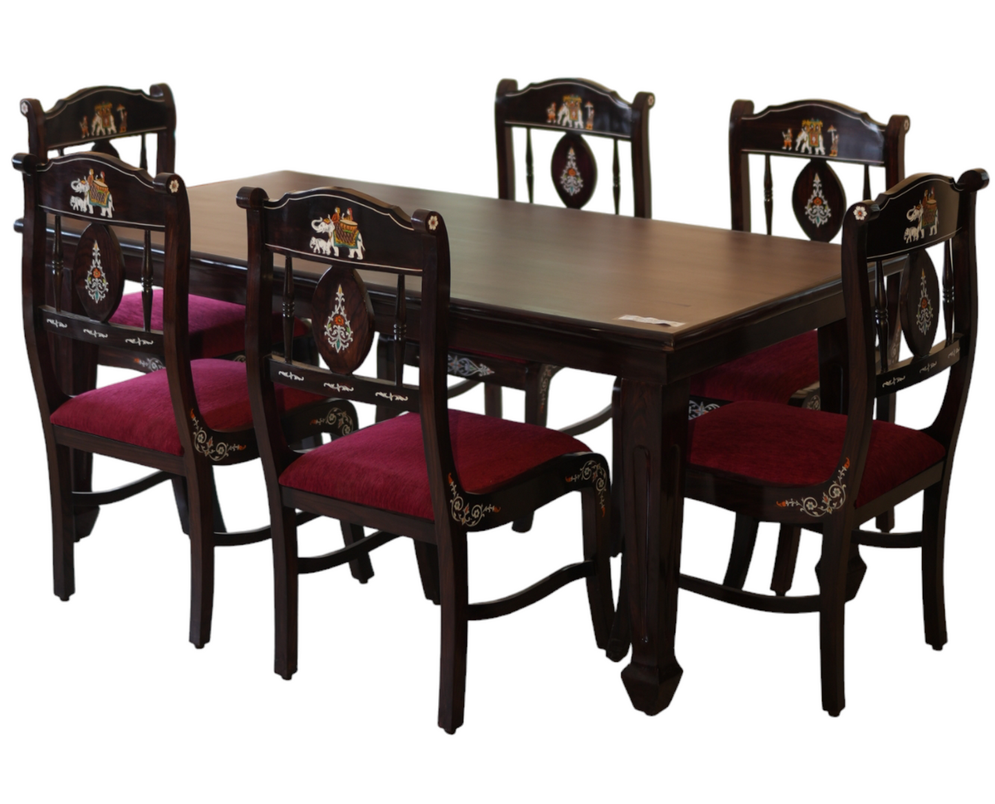 Rose Wood Inlay Dining Table