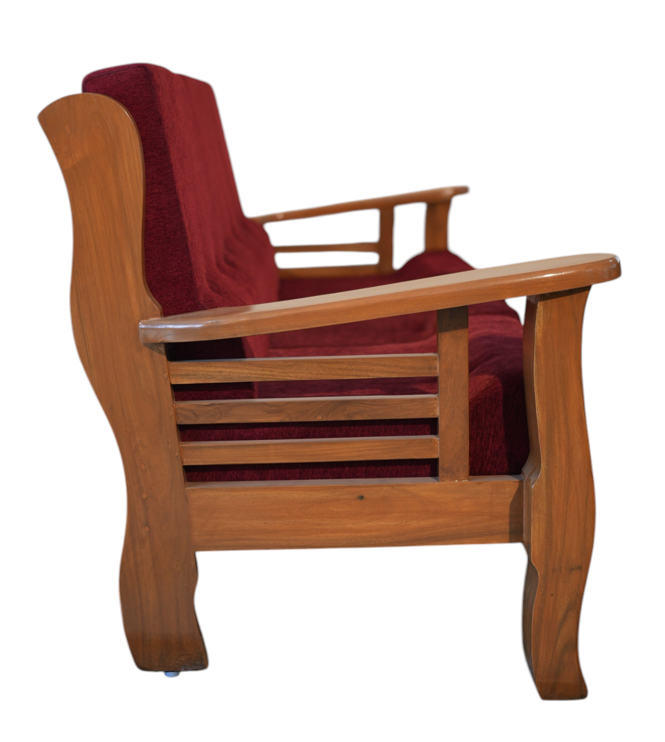 Acacia Wood Sofa with Cushion